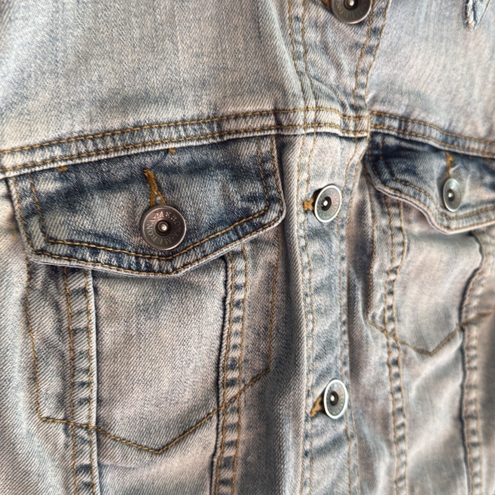WOMANS SHORT SLEEVE MERONA JEAN JACKET 🧥 SIZE S/P (C4) - Picture 3 of 5